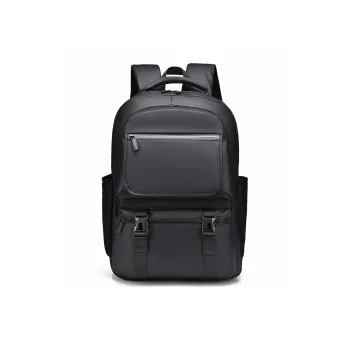 Venerable Brahma Durable Fabric Laptop Backpack Large Size Men's Black/Gray/Blue