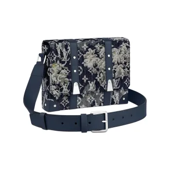 LOUIS VUITTON Monogram Tapestry Trunk Messenger