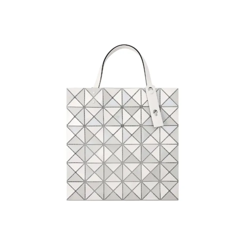 ISSEY MIYAKE Polyvinyl Chloride Resin One Shoulder Handbag Women's White-4