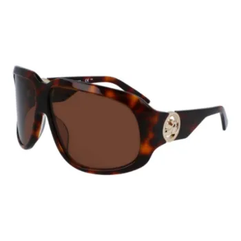 LONGCHAMP Square Sunglasses Women's Tortoiseshell