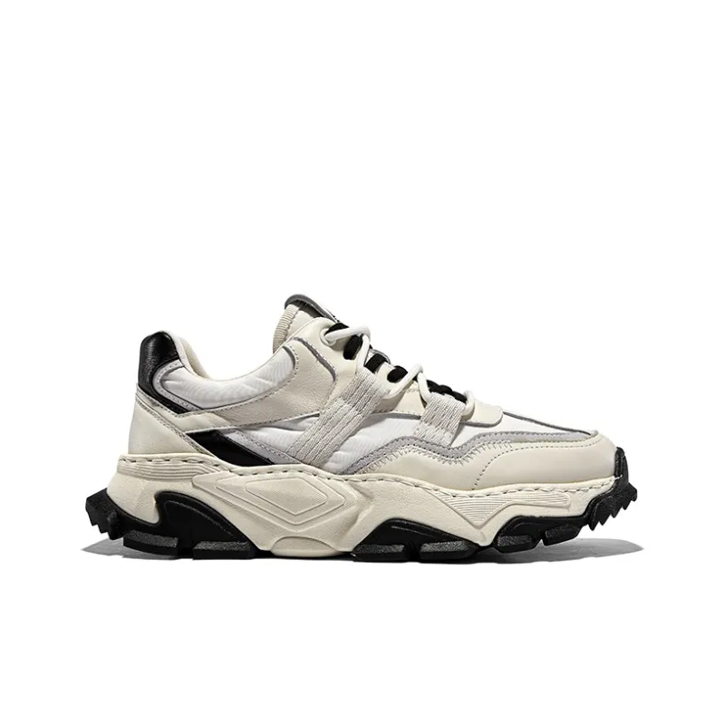 Hautton Jeans Casual Shoes Men's White-1