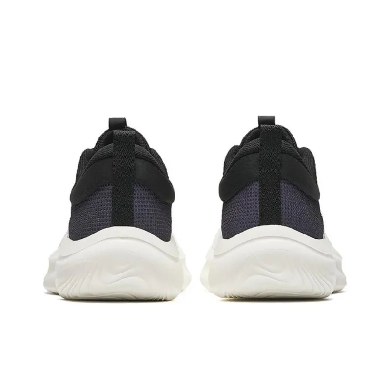 Anta Breathable Lightweight Low Top Casual Running Shoes Men's White Black-3