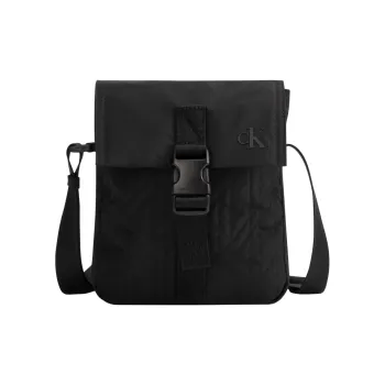 CALVIN KLEIN Fabric Crossbody Bag Men's Space Black