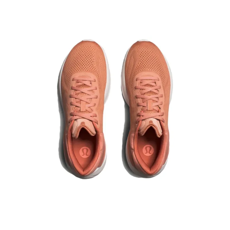 Lululemon Beyondfeel Cushioned Anti-Slip Wear-Resistant Breathable Lightweight Low-Top Running Shoes Men's Orange Red-3
