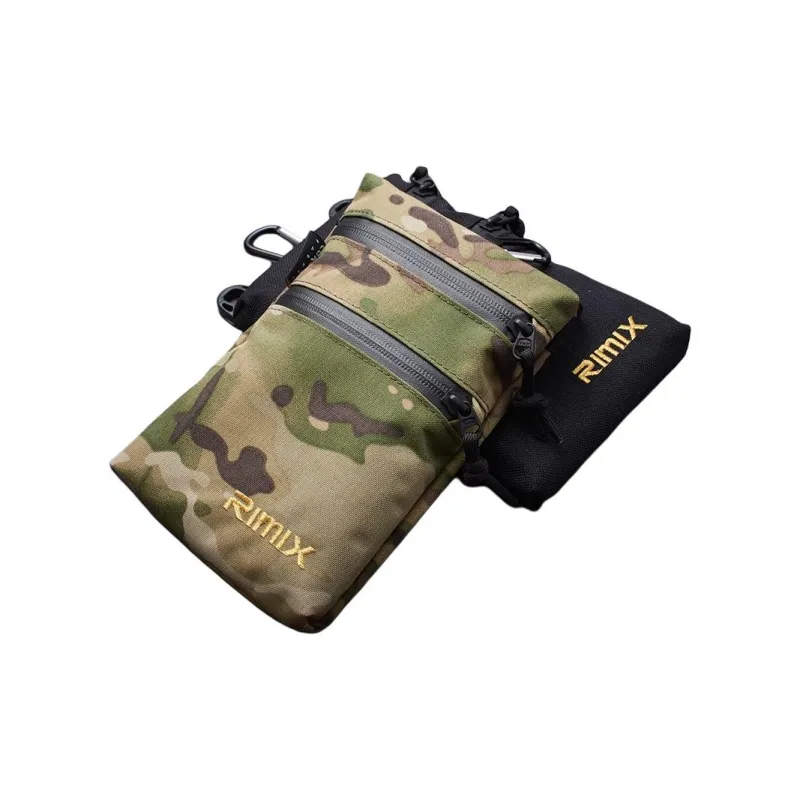 RIMIX Nylon Fanny Pack Regular Unisex Black/Camouflage-3
