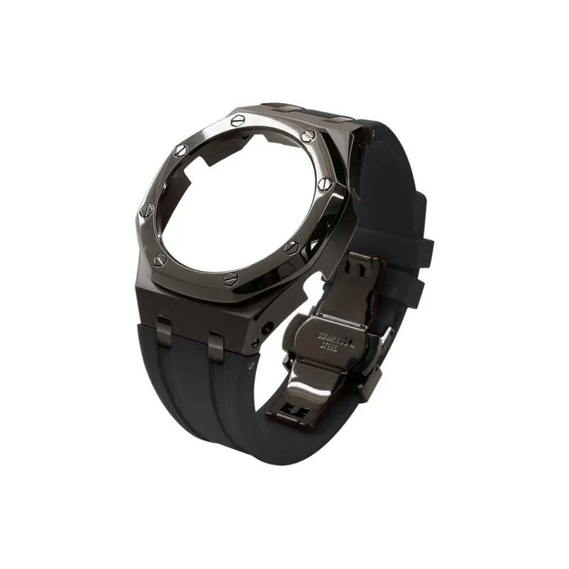 Keppot Compatible With Farmhouse Oak GA 2100 GA 2110 GA B2100 Modified Metal Strap Watch Case Unisex-14