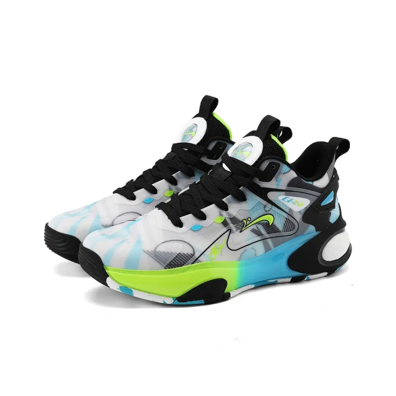 K-bird Grip Impact-Resistant Breathable Mid-Top Basketball Shoes Men's-15
