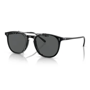 Oliver Peoples Metal Square Sunglasses Men's Black