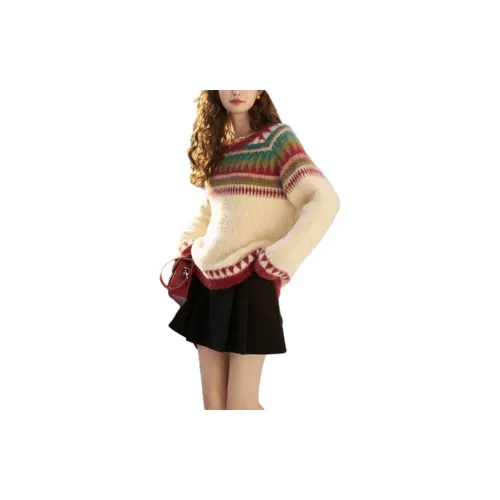 MISHOW Knitwear Women's Christmas Red