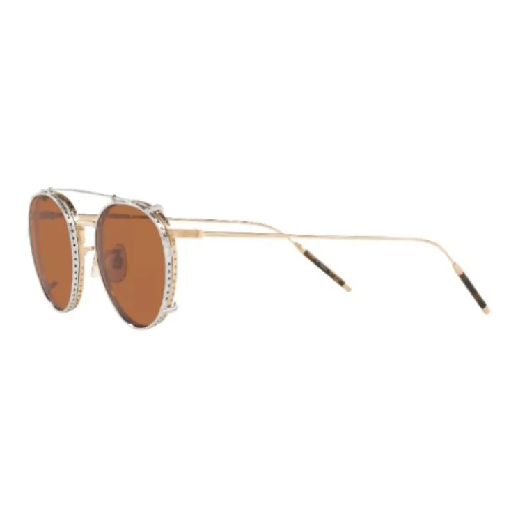 Oliver Peoples Aviator Sunglasses Unisex Gold-2