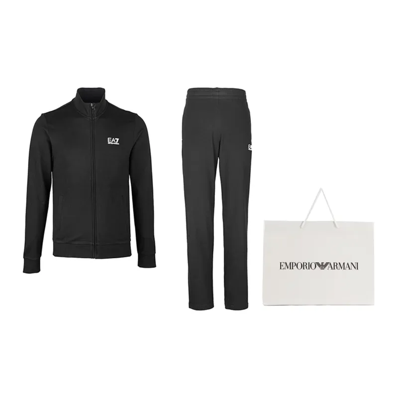 EMPORIO ARMANI EA7 Casual Sportswear Men's Black-4