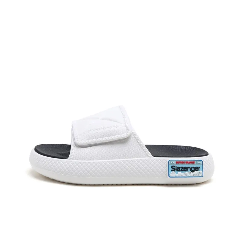 Slazenger Slip Resistant Slide Slippers Unisex White-1