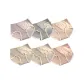 M1047-Minimalist Style High-Rebound Pants-G Set-Rose Purple+Gray+Skin+Khaki+Khaki (6 Pack)