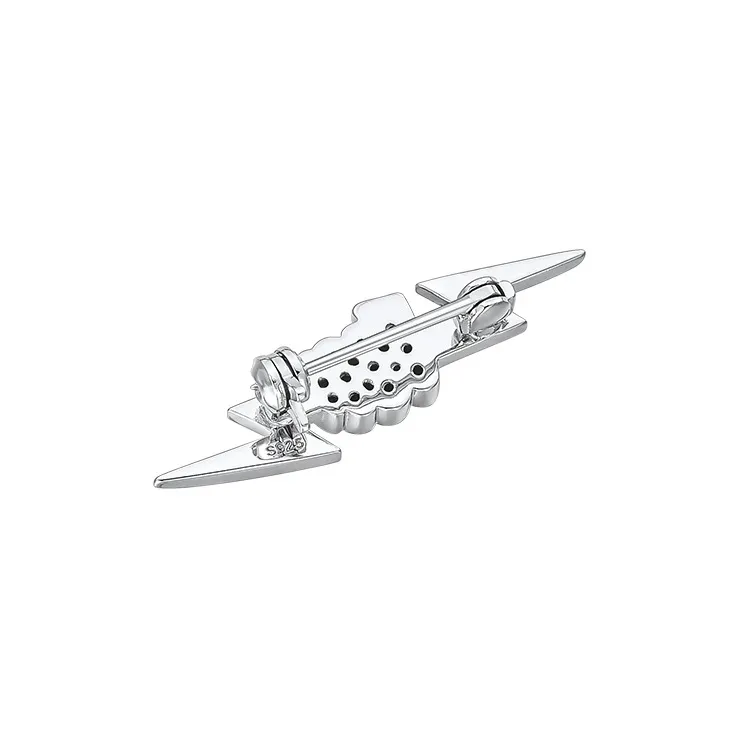 MYSH 925 Sterling Silver Men's Brooch Men's-3