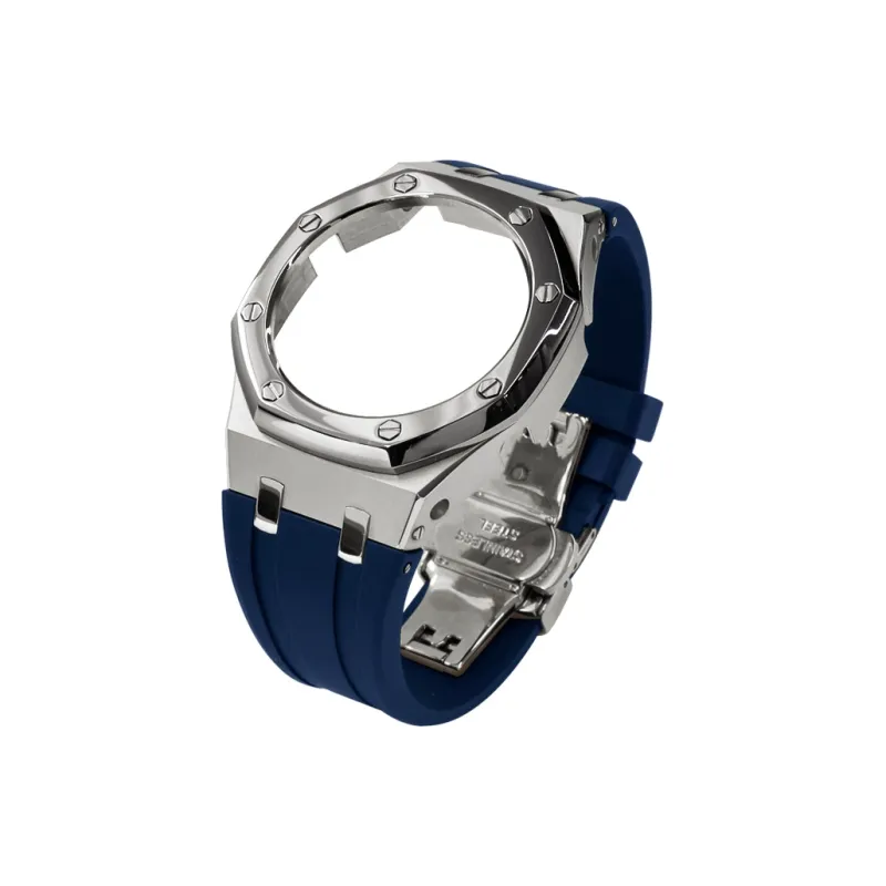 Keppot Compatible With Farmhouse Oak GA 2100 GA 2110 GA B2100 Modified Metal Strap Watch Case Unisex-11