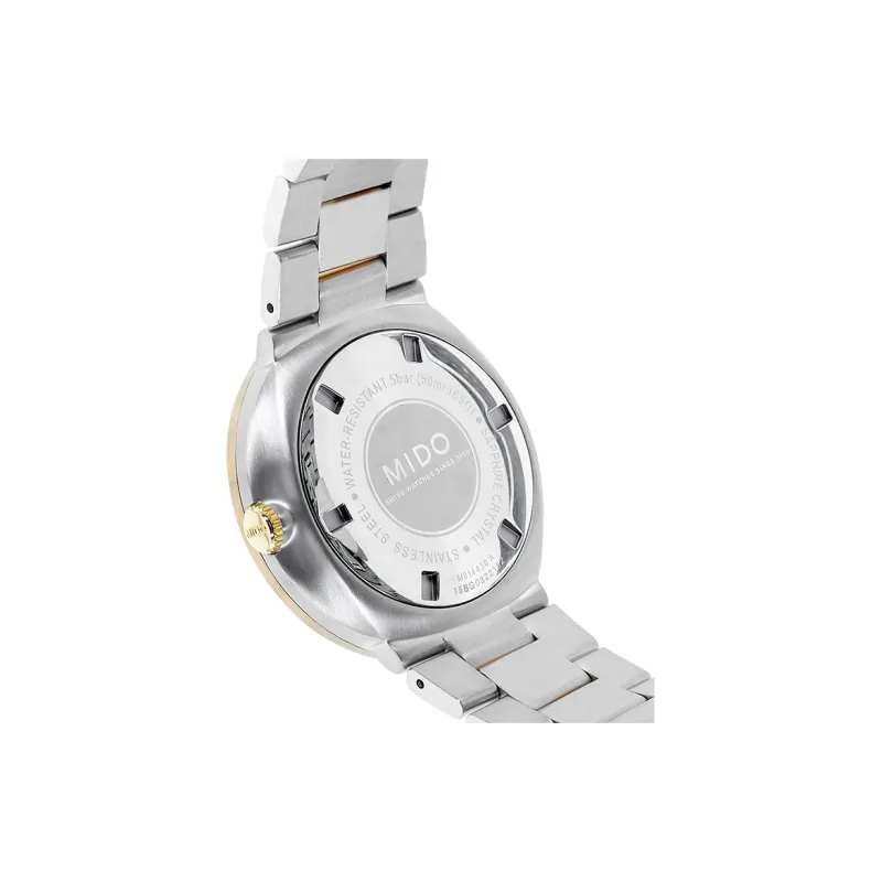 MIDO Commander Automatic Mechanical Movement Unisex Watch 40mm Silver Dial-3