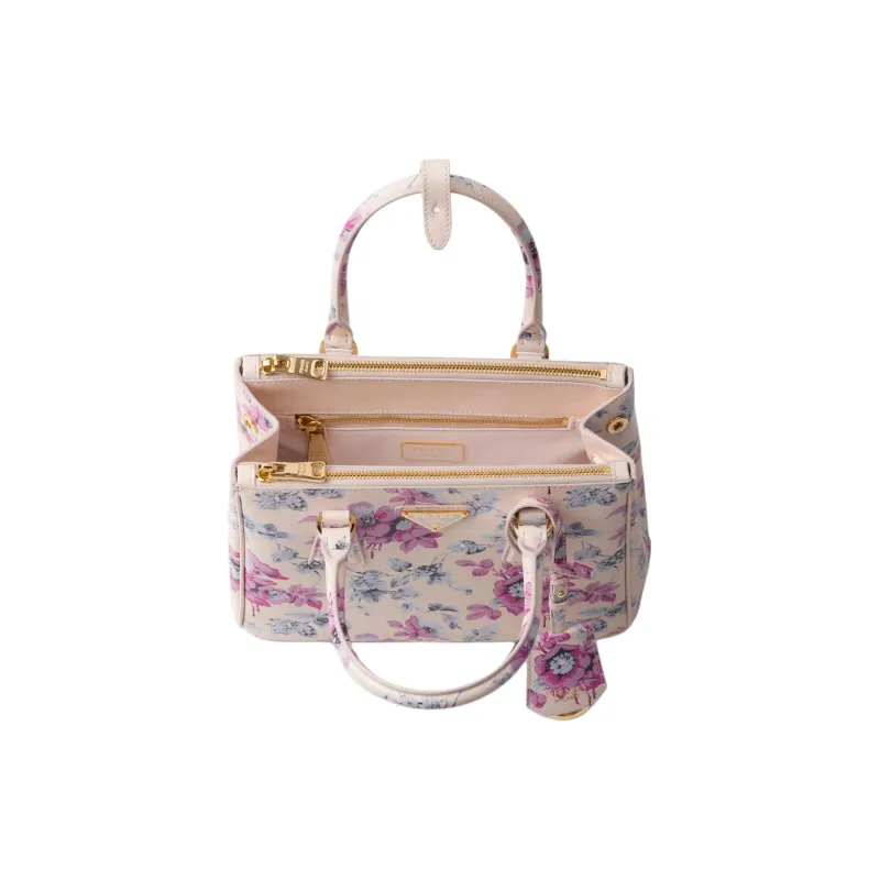 PRADA Galleria Killer Bag Saffiano Leather Shoulder Bag Crossbody Bag Handbag Women's Begonia Pink-3