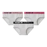 3 Pack (Heather Gray Black+Gray Pink+Heather Berry)