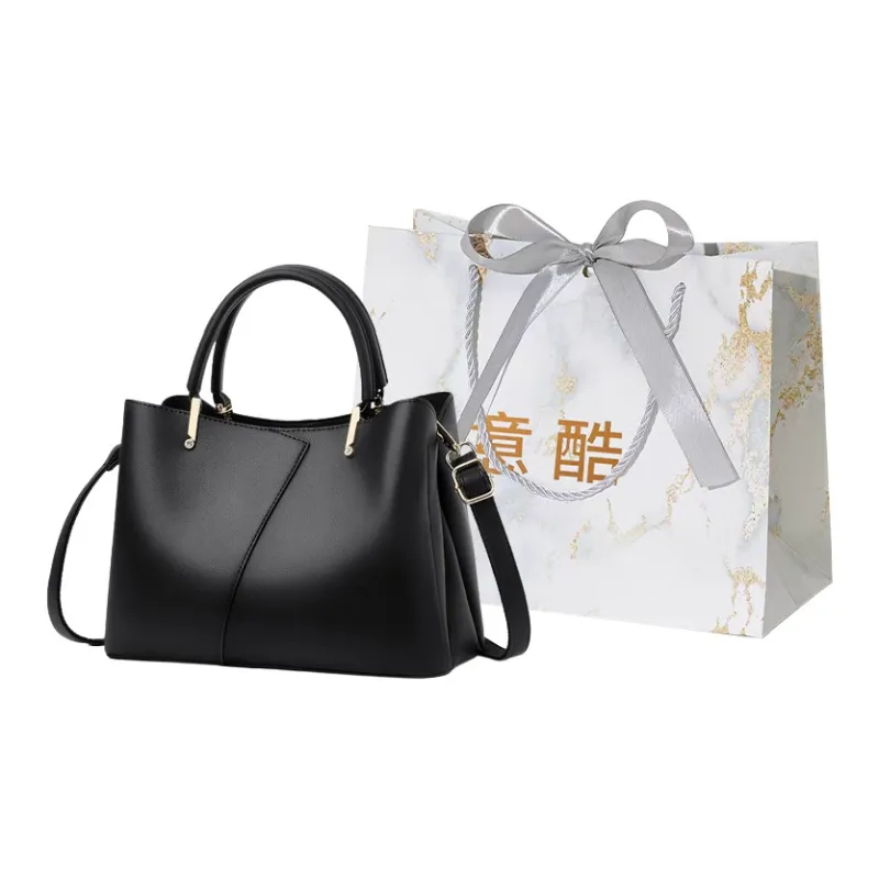 Cool Pu One Shoulder Handbag Regular Women's Khaki, Red, Black-8