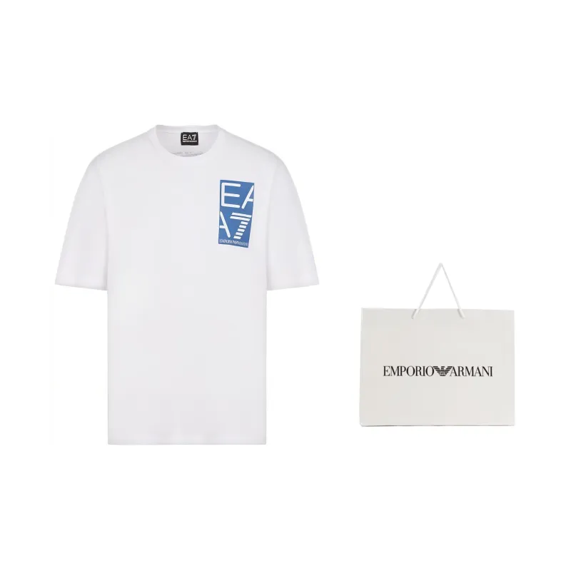 EMPORIO ARMANI EA7 SS23 T Shirt Men's White-2