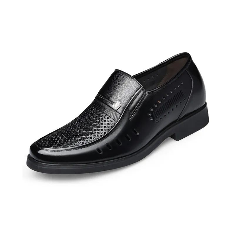 LAORENTOU Dress Shoes Men Low Top Black-15