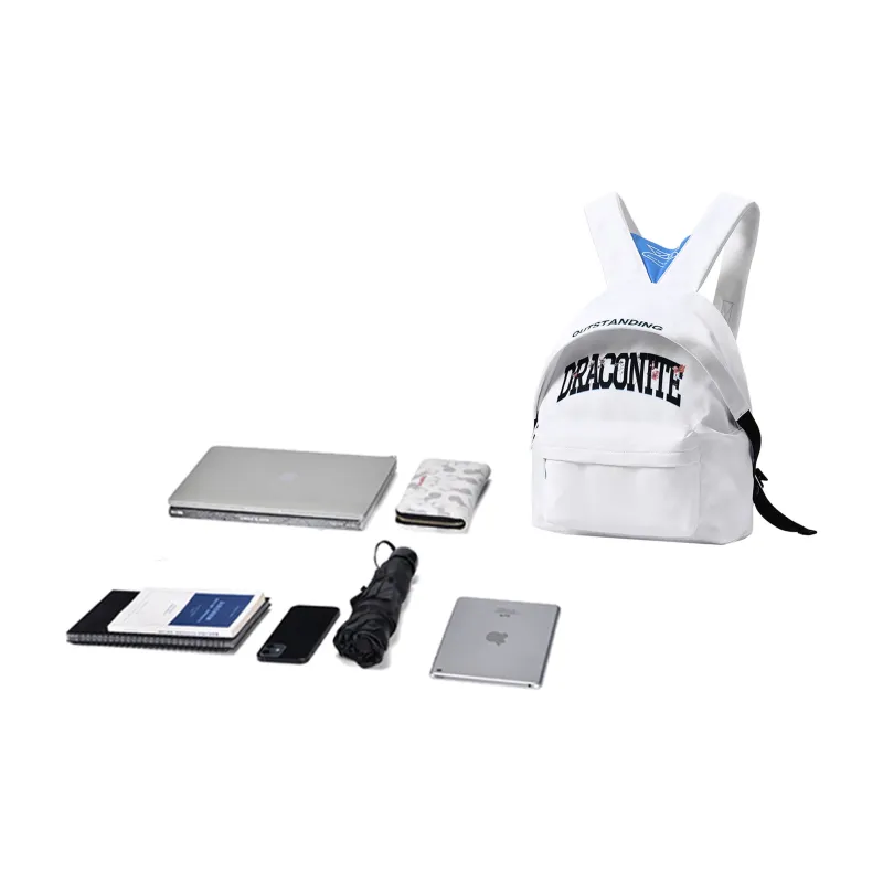 DRACONITE Polyester Space Odyssey Students Backpack Regular Unisex Campus White-4