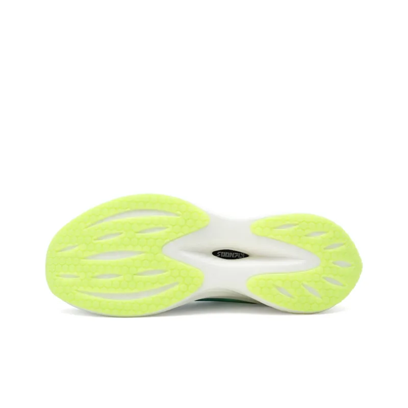 SOONFLY Running Shoes Men Low Top Green-4