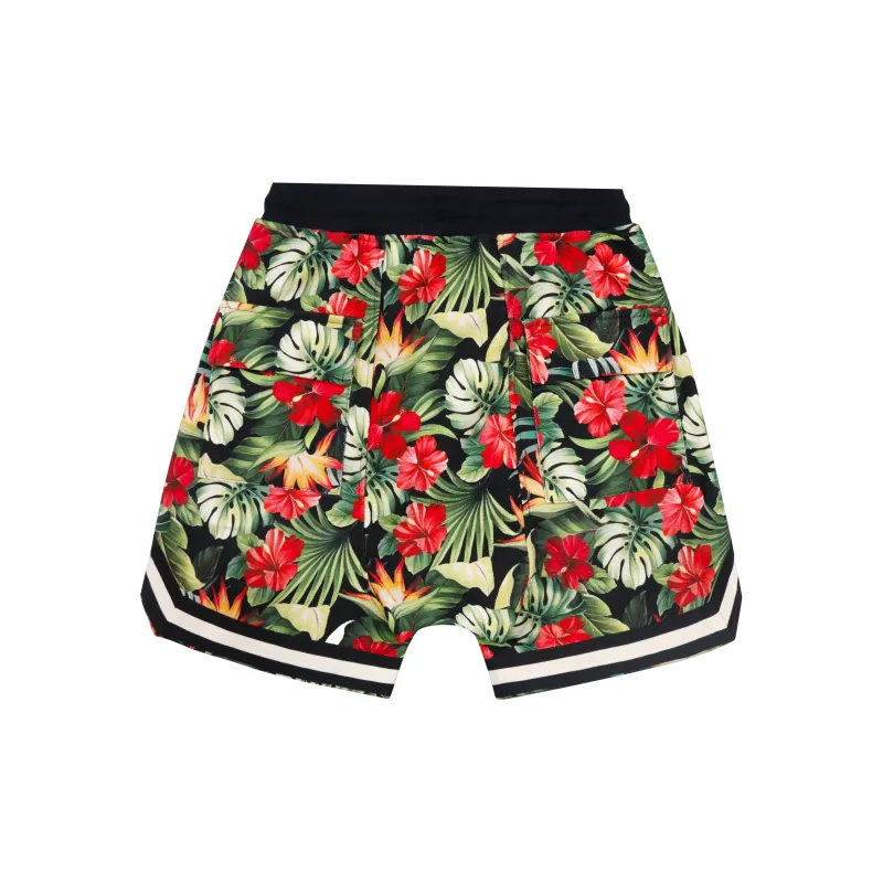 JUNGLE GURL Casual Shorts Unisex Black-1