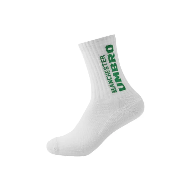Umbro Mid-Calf Socks Unisex 1 Pack Snowflake White-0