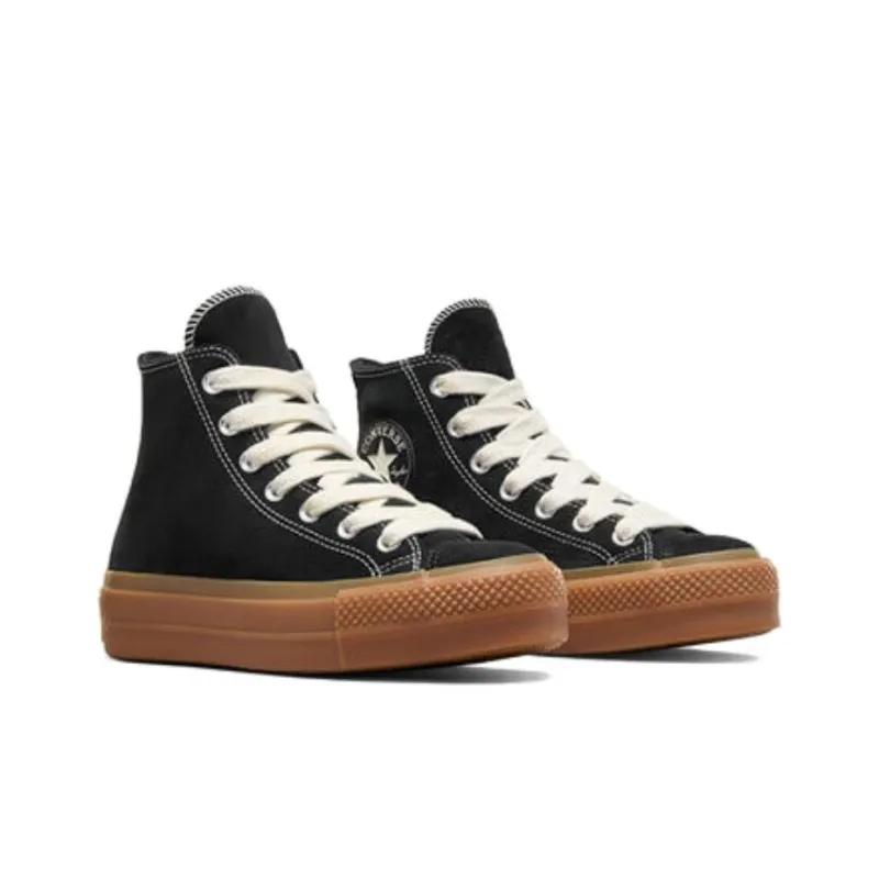 Converse Women's Chuck Taylor All Star Lift Platform High 'Black Honey Gum' Women's-2