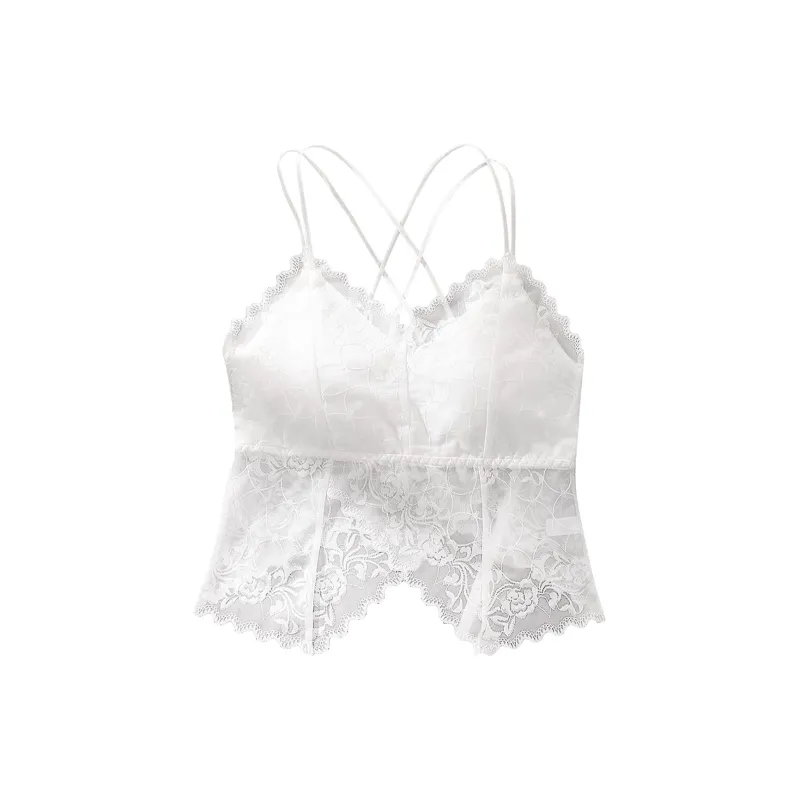 Flowers in water Women's Bras-6