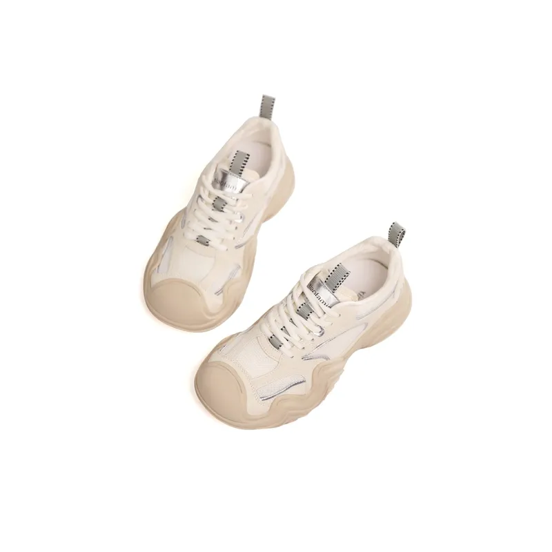 XIAOFAMIAO Fashionable Versatile Running Breathable Mesh Platform Height Increasing Casual Shoes Women's-12