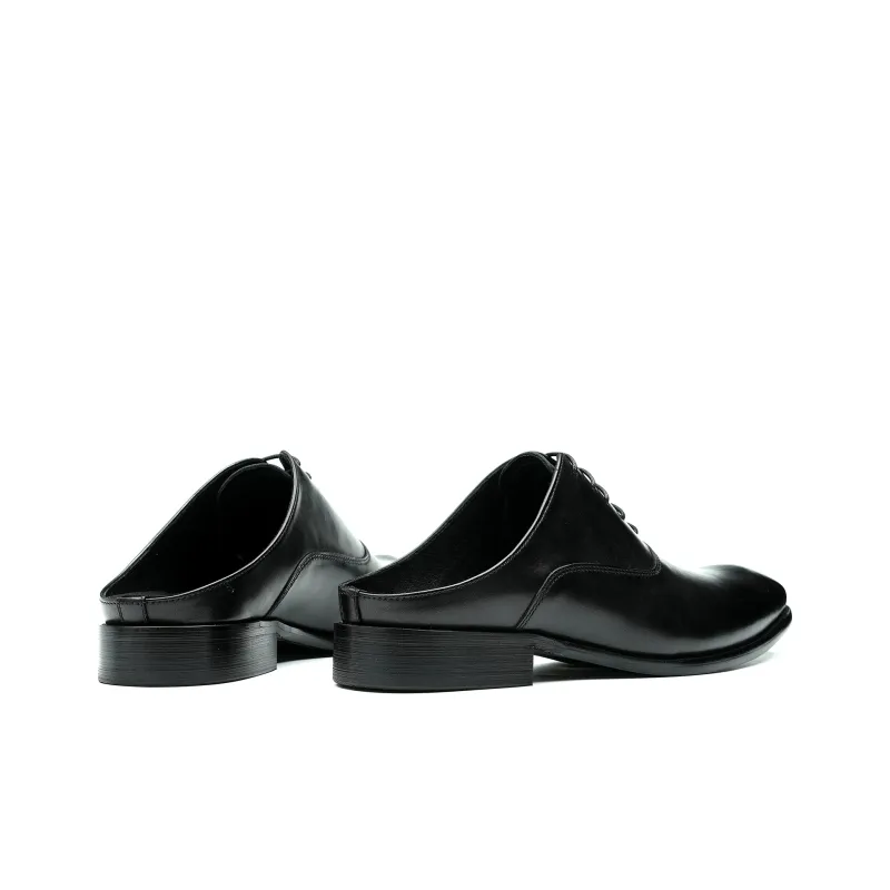 ASTON M.JAZZ Dress Shoes Men Low Top Black/Coffee-5