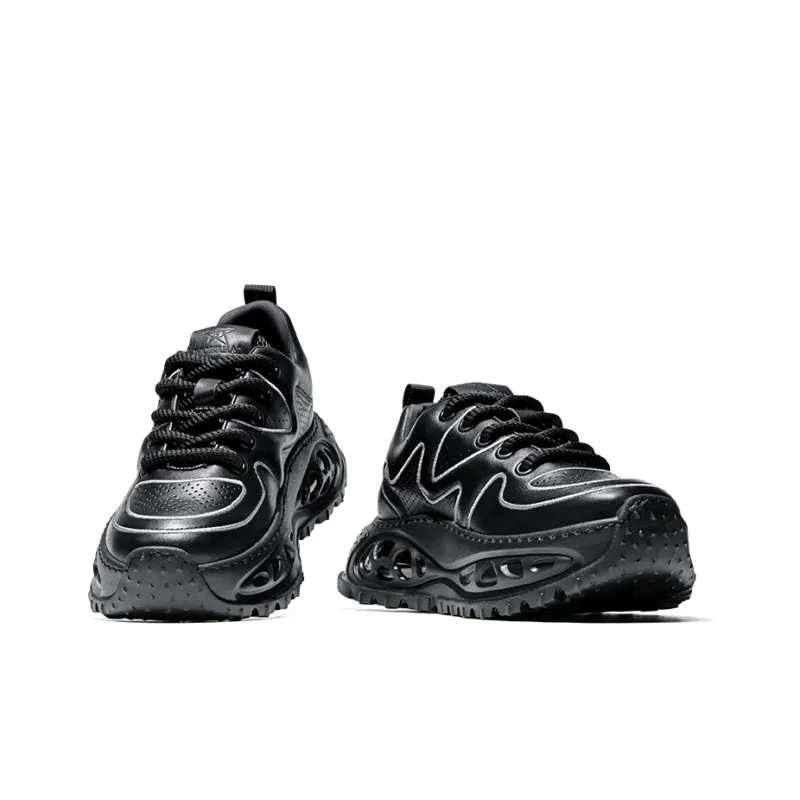 MOERBAI Breathable Lightweight Height Increasing Rebound Low-Top Casual Shoes Men's-3