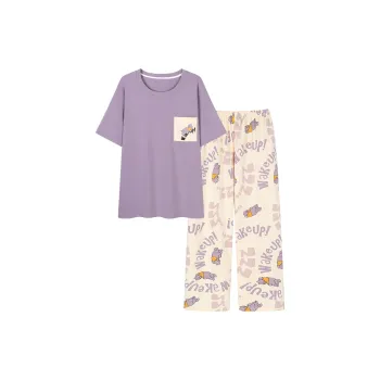 GOSO Pajama Set Women's Purple Shades