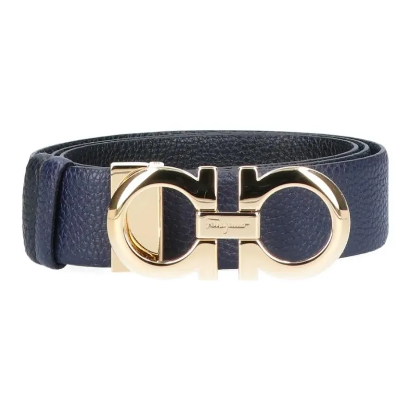 FERRAGAMO   Leather Belts Women's Blue  -0