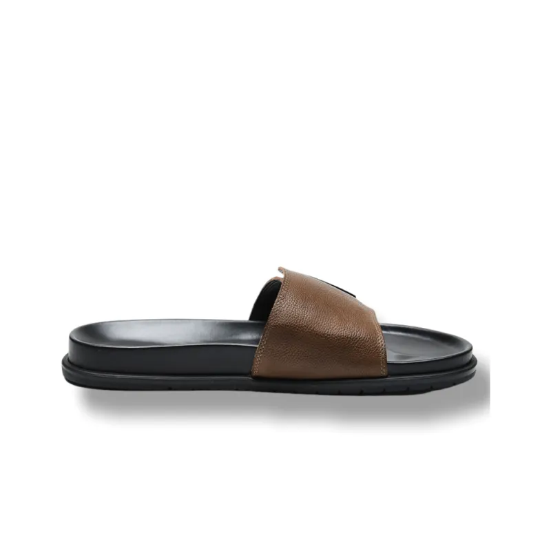 Brounvanm Slide Slippers Men Khaki/Black-3