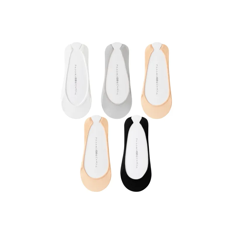 XXLLG No Show Socks Women's 5 Pack-3