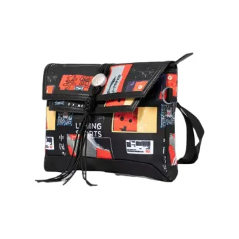 LiNing Polyester Shoulder Bag Crossbody Bag Unisex Black
