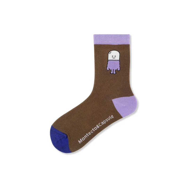 Montecto&Capsule Mid Calf Socks Unisex-1
