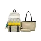 Khaki Three-Piece Set with Charm