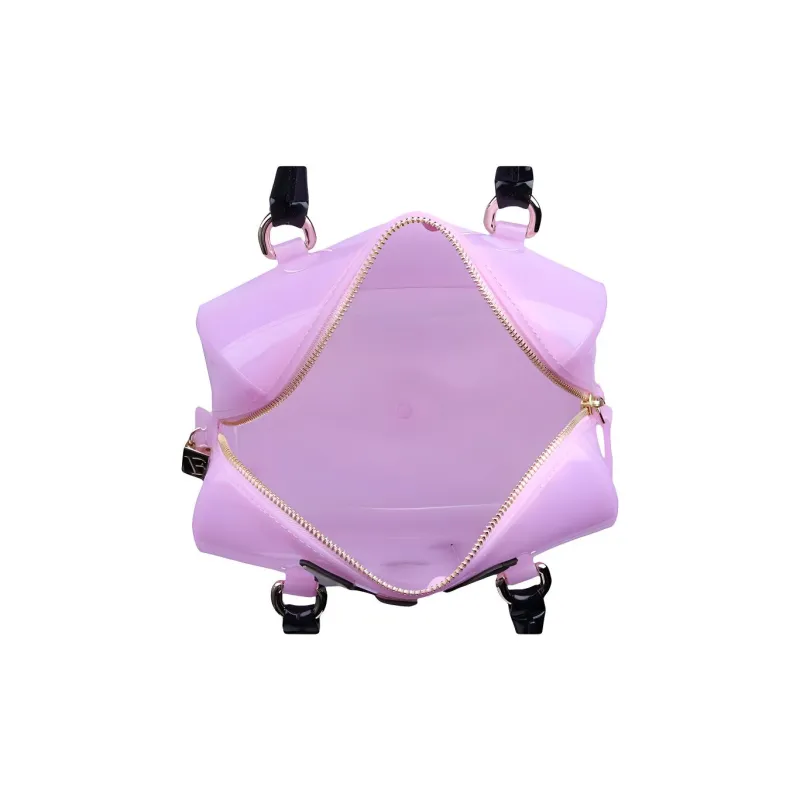 Furla PVC Jelly Bag Boston Bag Handbag Women's Pink-4