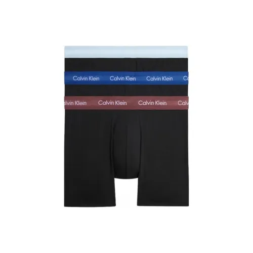 CK/Calvin Klein BOXER BRIEF 3PK Underpants Europe Version Men's 3 Pack Black