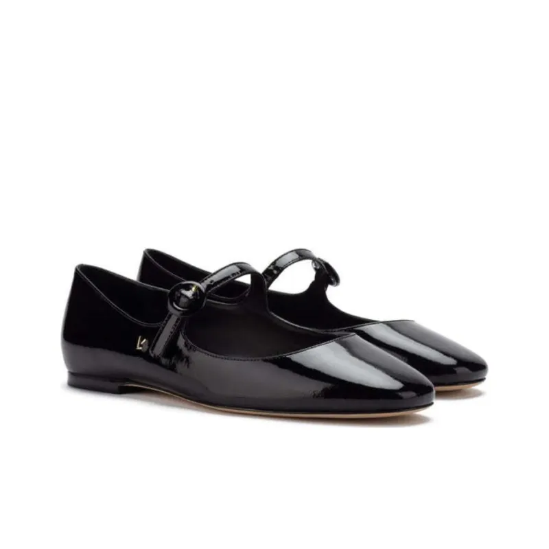 Larroude Blair Mary Jane Shoes Women's Black-2
