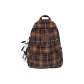 Brown Red Plaid with Charm