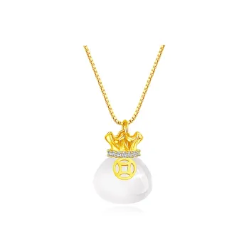 NRO Chalcedony Necklaces Women's