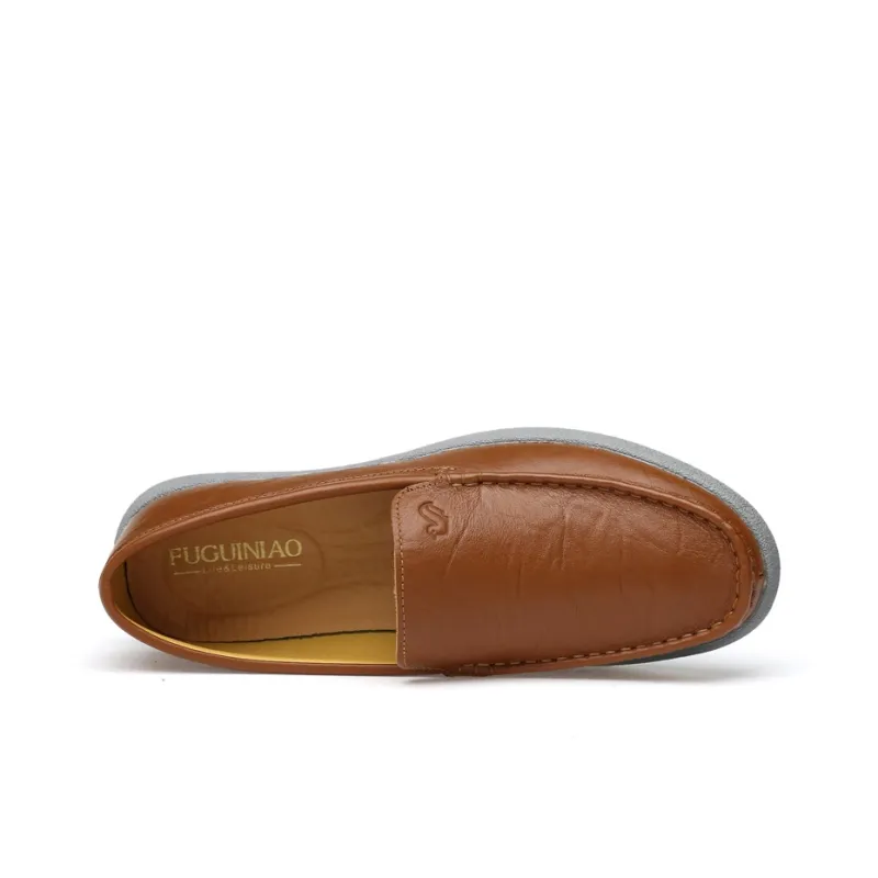 LAORENTOU Dress Shoes Men Low Top Dark Brown/Light Brown/Black/Blue-14