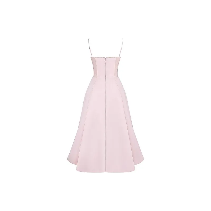 HOUSE OF CB MADEMOISELLE Slip Dress Women's BALLERINA PINK/Ballet Pink-6