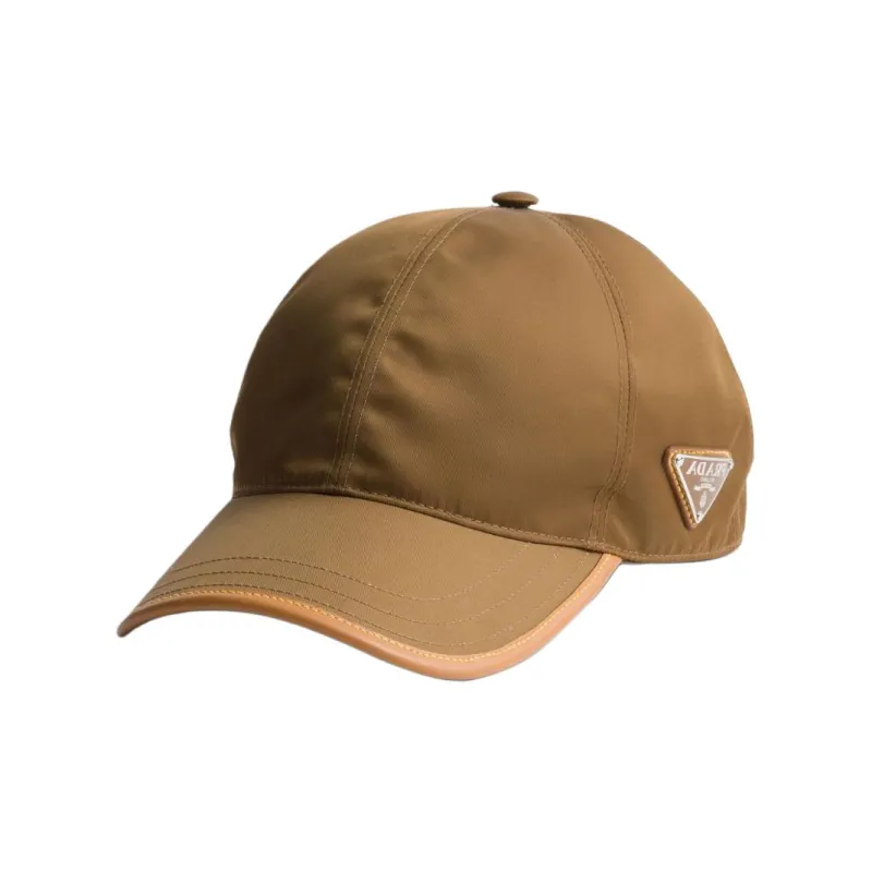 PRADA Textile Leather Cap-0