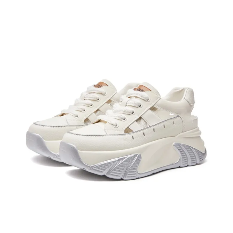 LINGPAO Breathable Low-Top Chunky Sneakers Women's-2